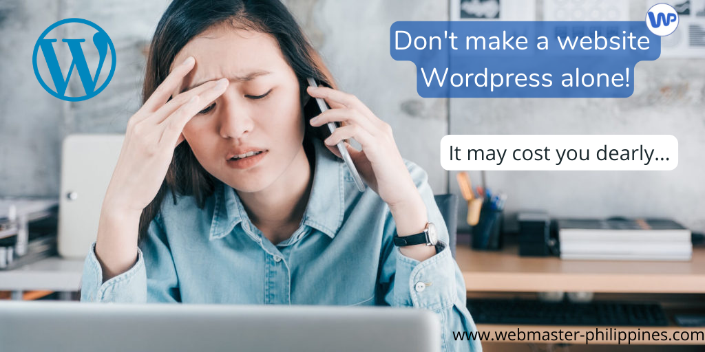 Dont make website Wordpress alone